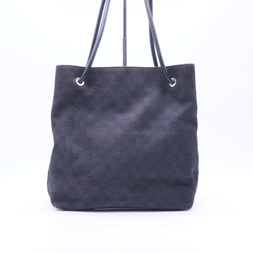 Canvas Monogram Gifford Shopping Tote Black B21429