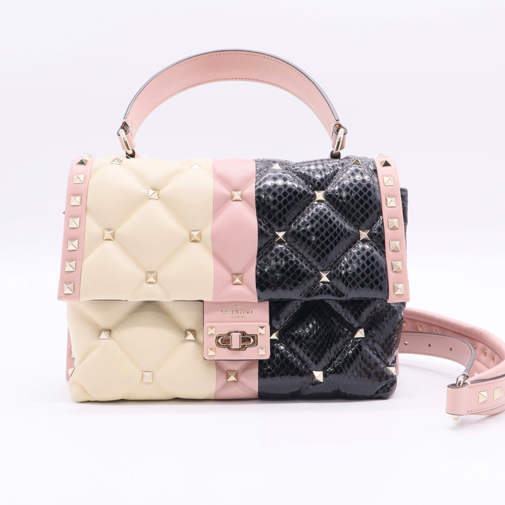 Valentino Garavani Top Handle Bag Quilted Leather