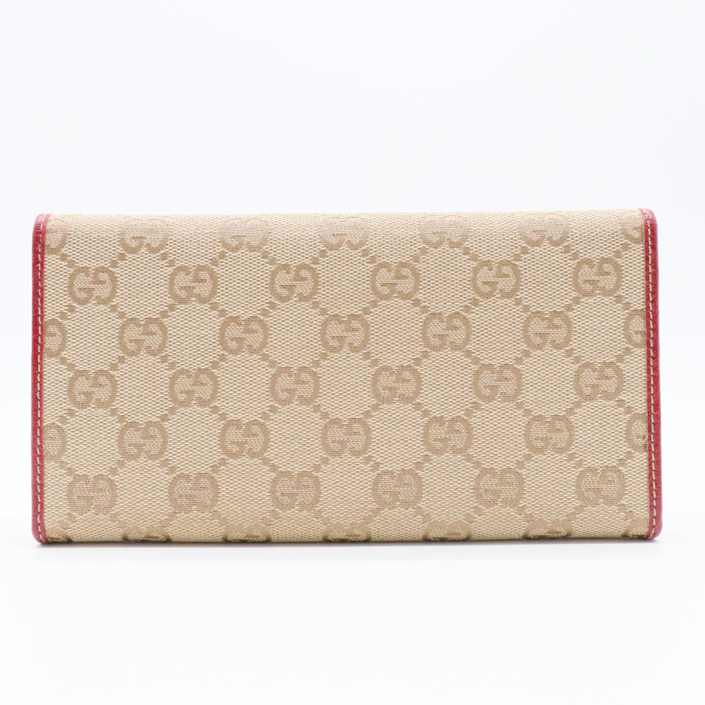 Princy Continental Wallet GG Canvas Long