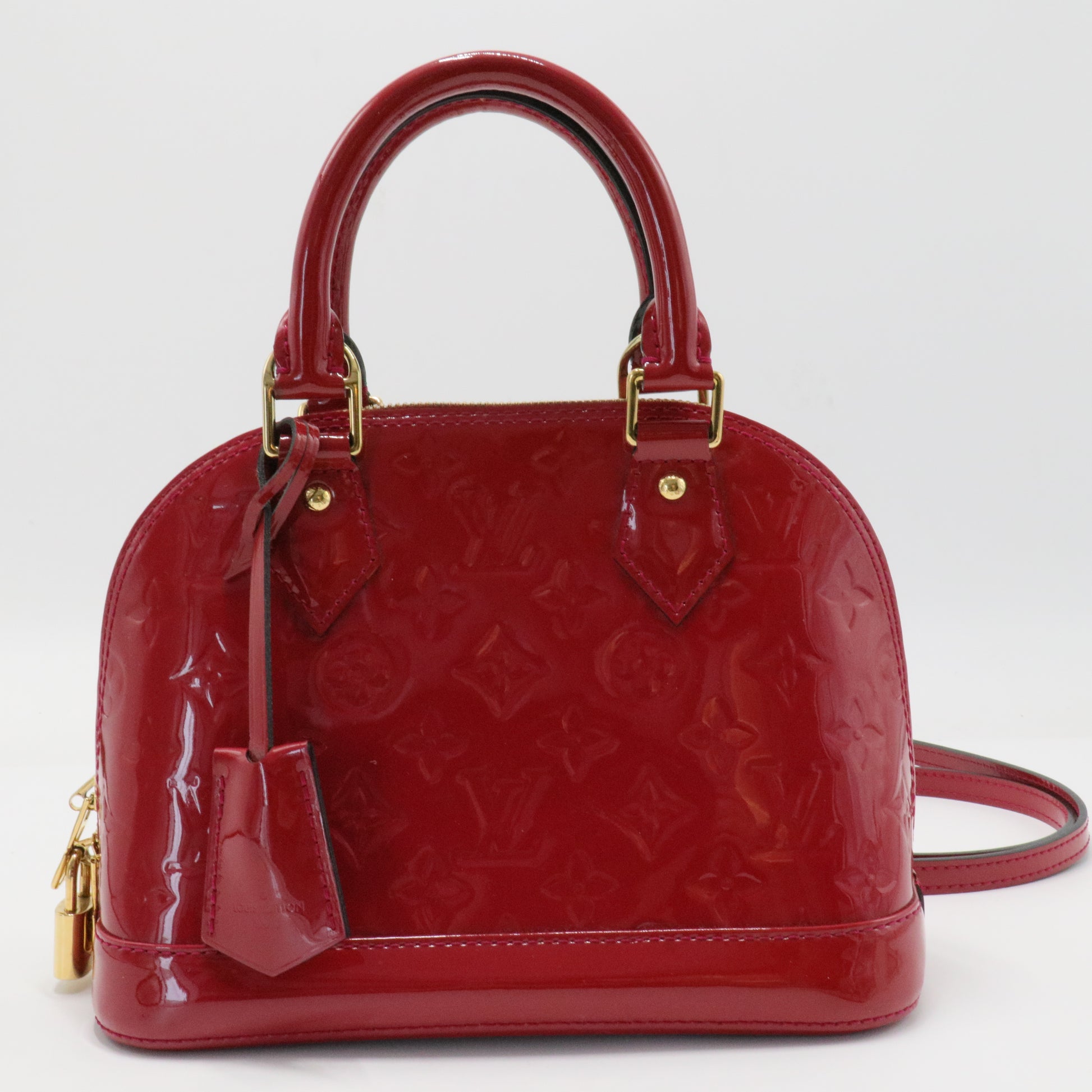 Alma BB patent leather handbag