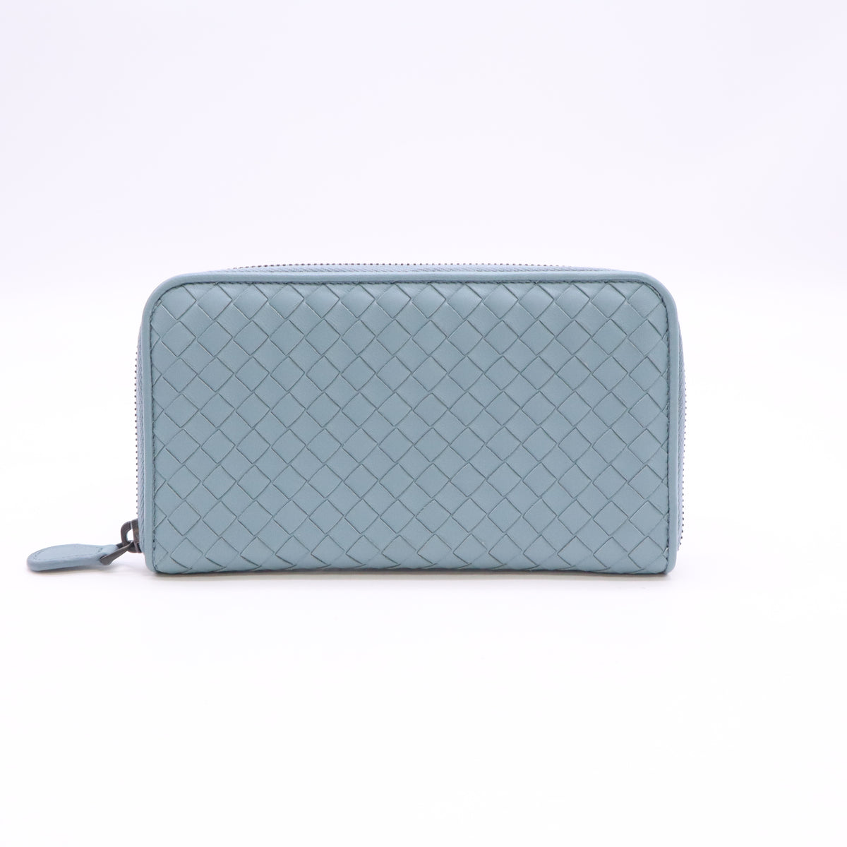 Bottega Veneta Intrecciato Leather Long Wallet Blue W23311