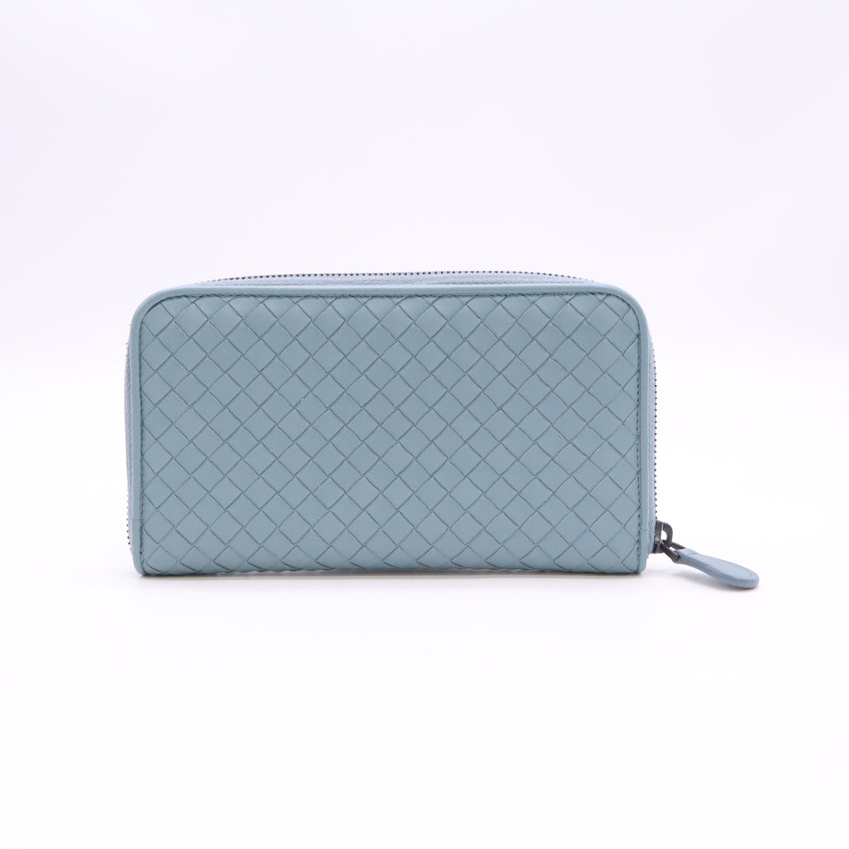 Bottega Veneta Intrecciato Leather Long Wallet Blue W23311