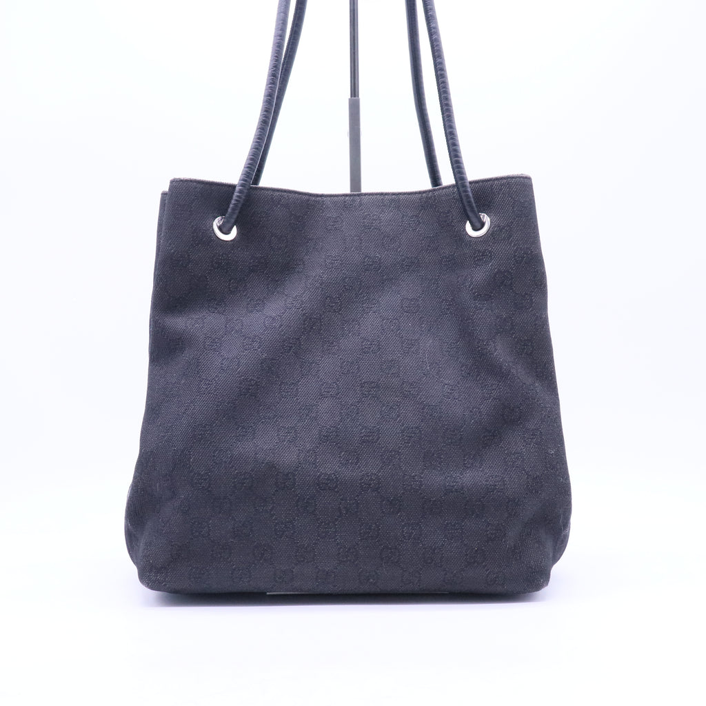 Canvas Monogram Gifford Shopping Tote Black B21429
