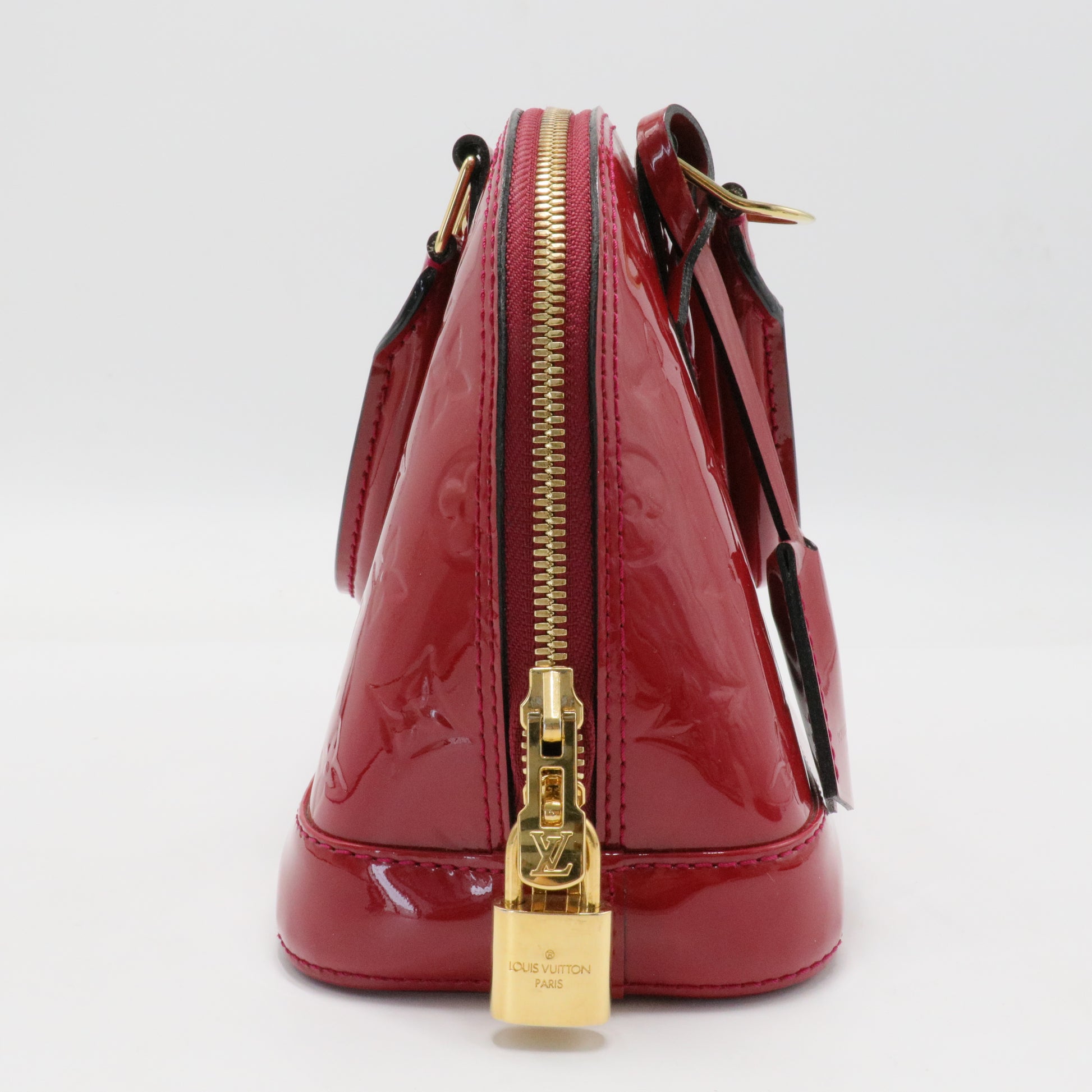 Alma BB patent leather handbag