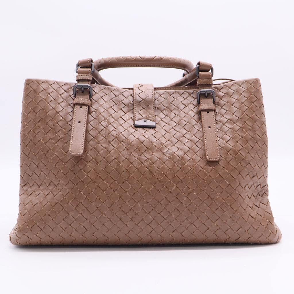 Bottega Veneta Roma Bag Intrecciato Nappa Large Twins LDJ2521