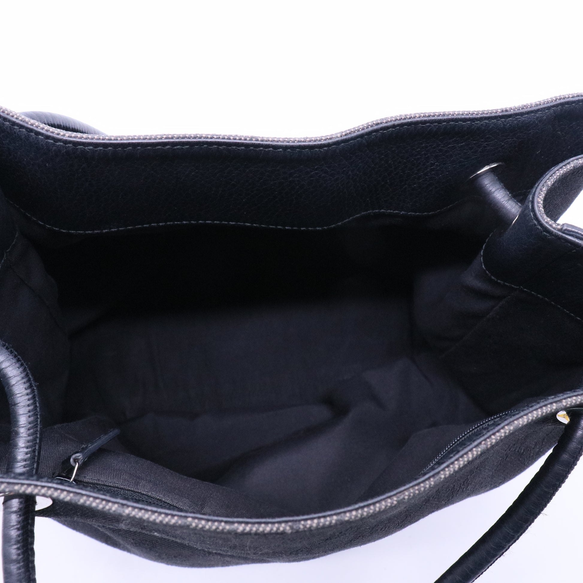 Canvas Monogram Gifford Shopping Tote Black B21429