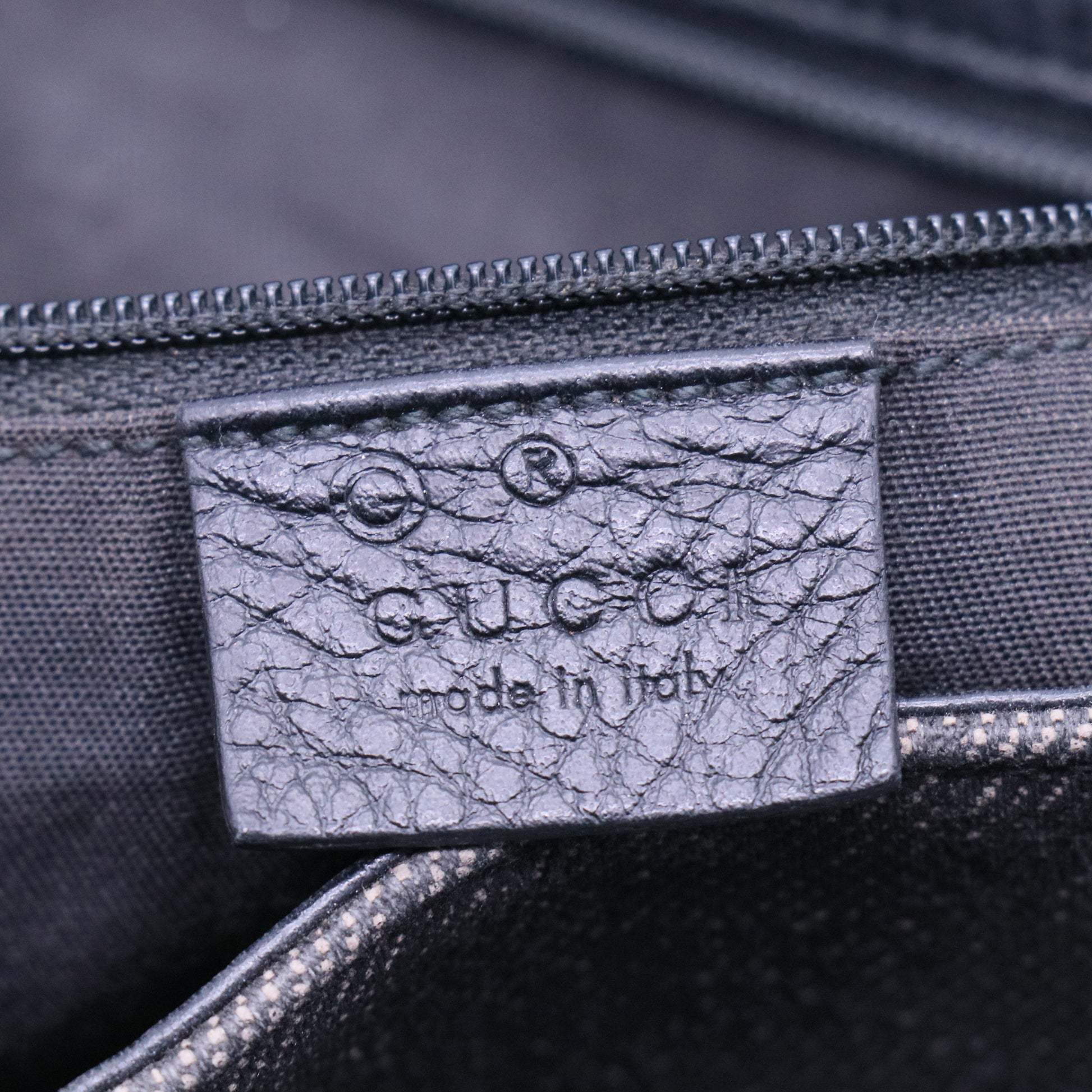 Canvas Monogram Gifford Shopping Tote Black B21429
