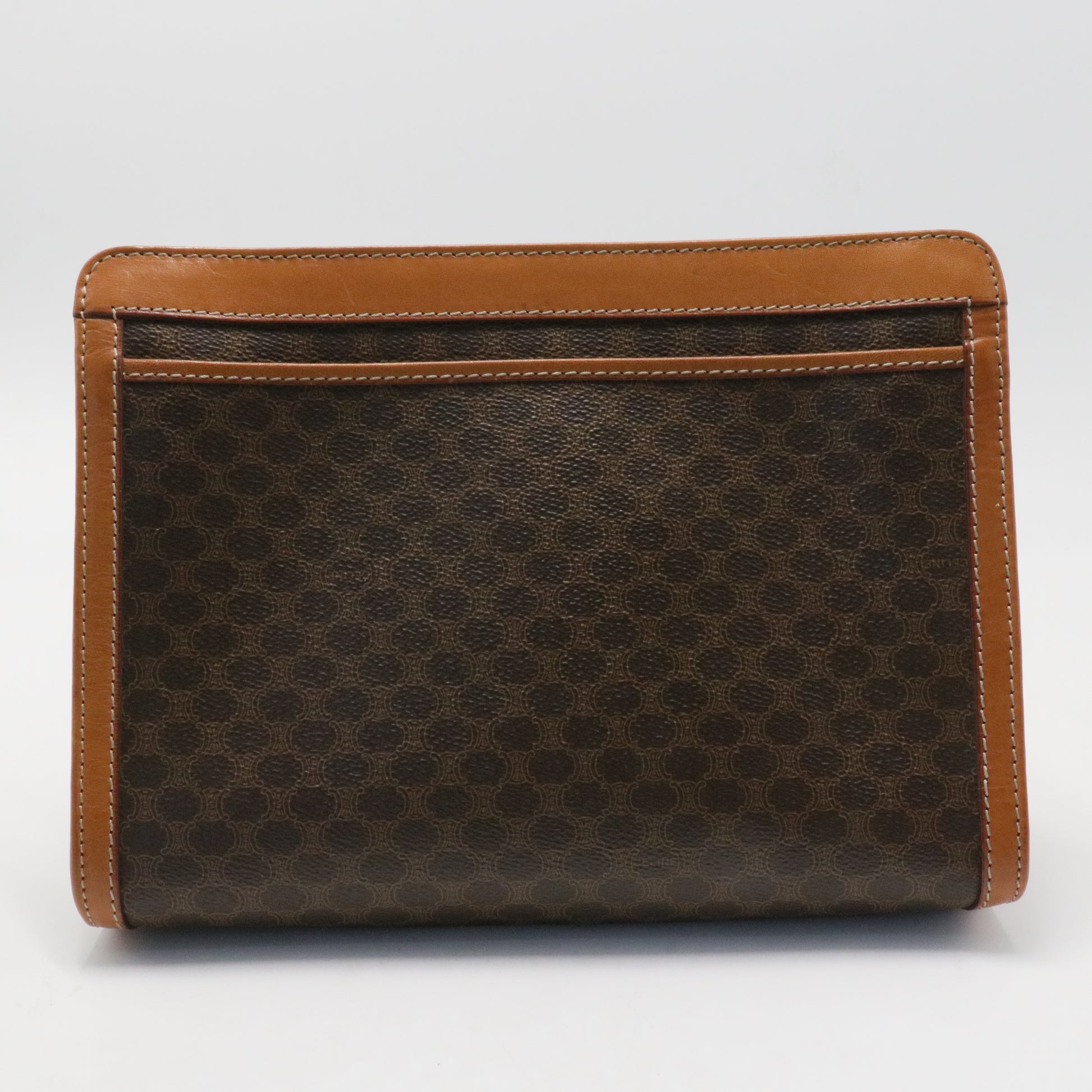 Macadam Clutch Bag Brown