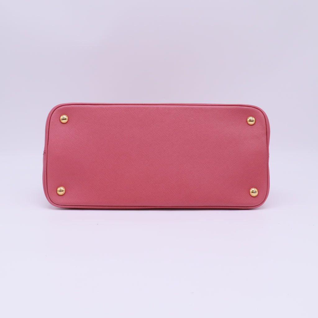 Prada Saffiano Lux Medium Open Promenade Satchel Bag B22765