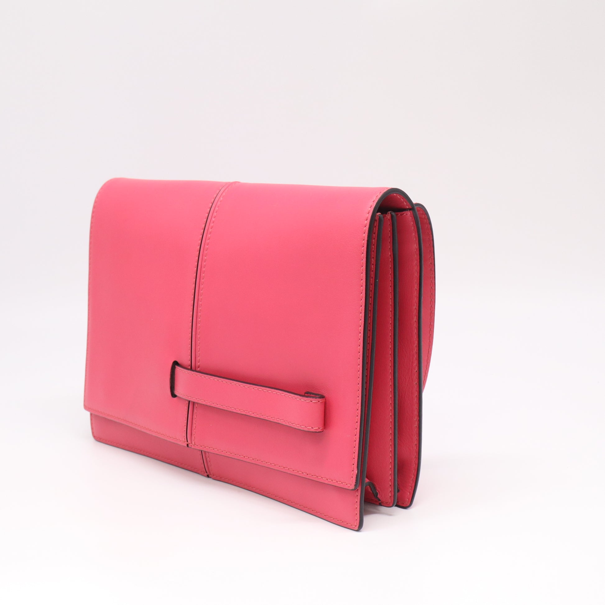 Valentino Garavani Leather "My Own Code" Clutch Bag B22795