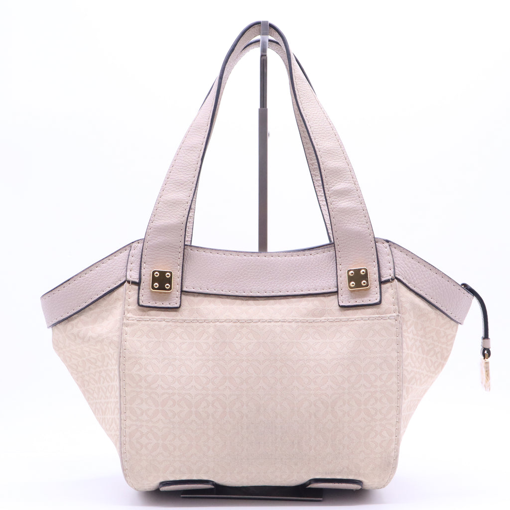 Vintage Leather & Monogram Canvas Small Tote B21217