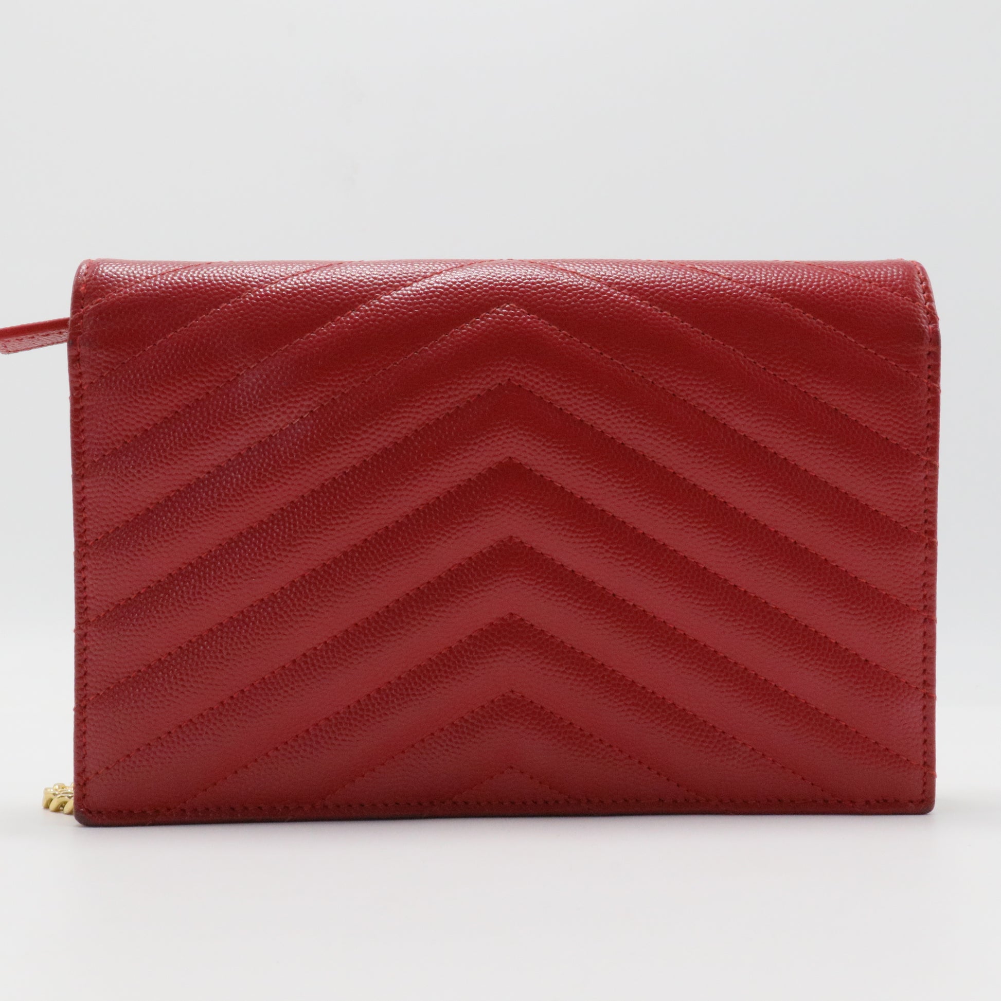 Monogram Matelassé Envelope Wallet On Chain Leather Small