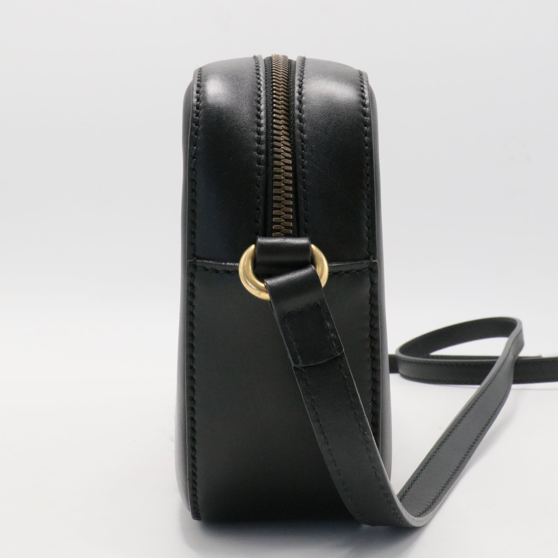 Bee Web Camera Bag Leather