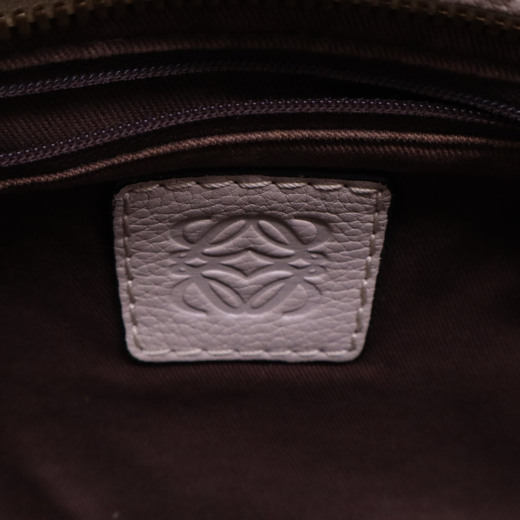 Vintage Leather & Monogram Canvas Small Tote B21217
