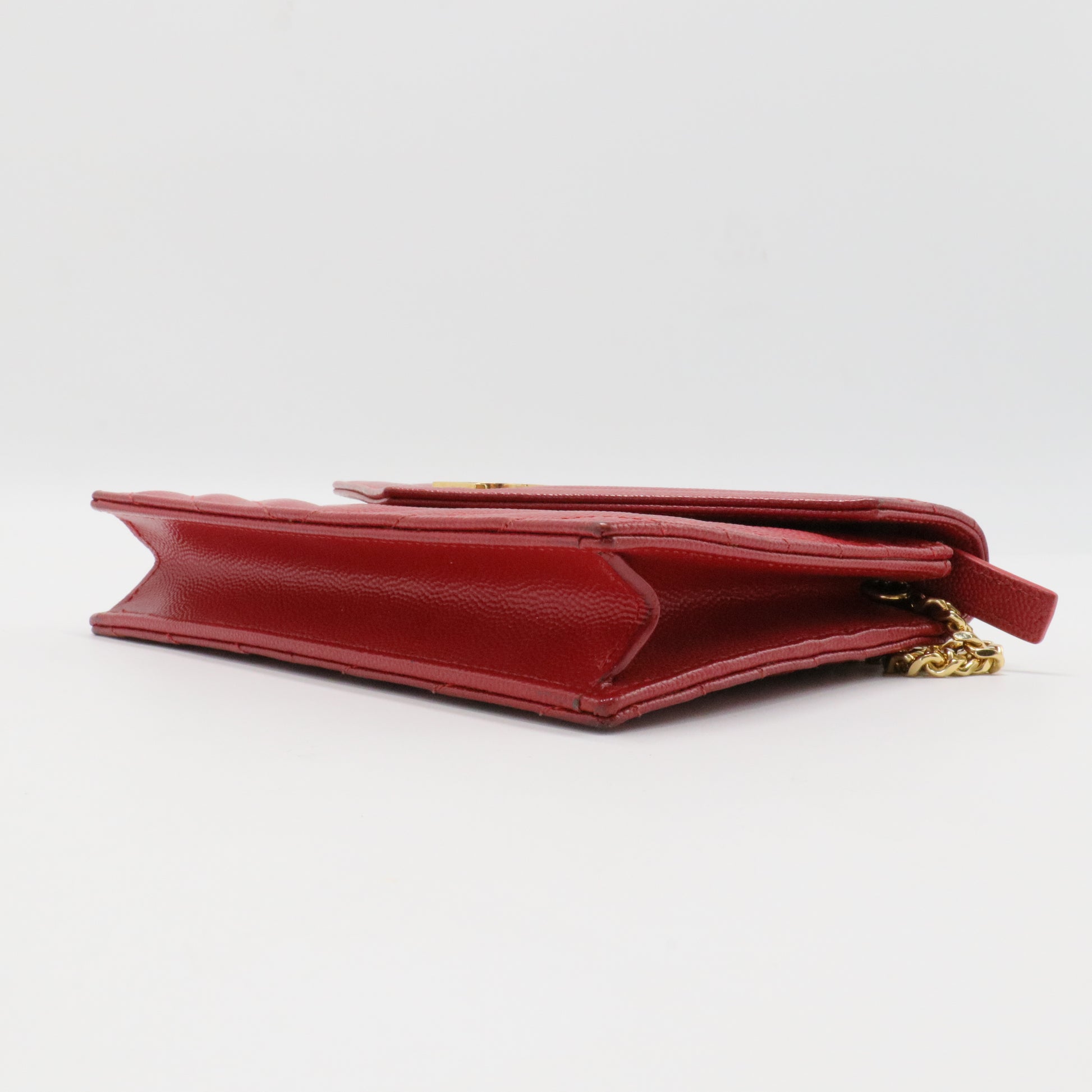 Monogram Matelassé Envelope Wallet On Chain Leather Small