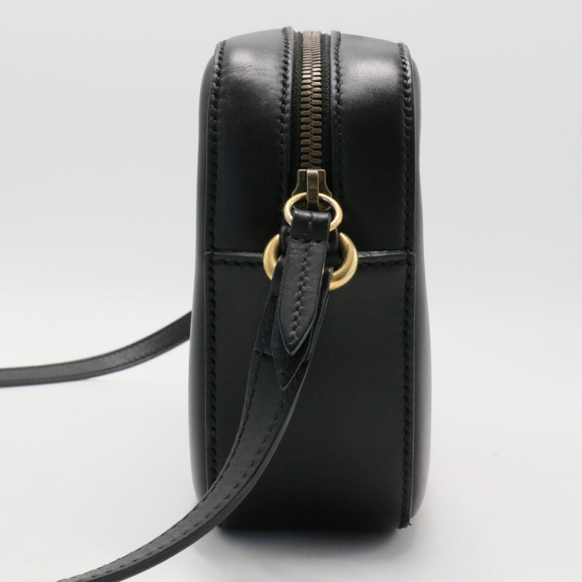 Bee Web Camera Bag Leather