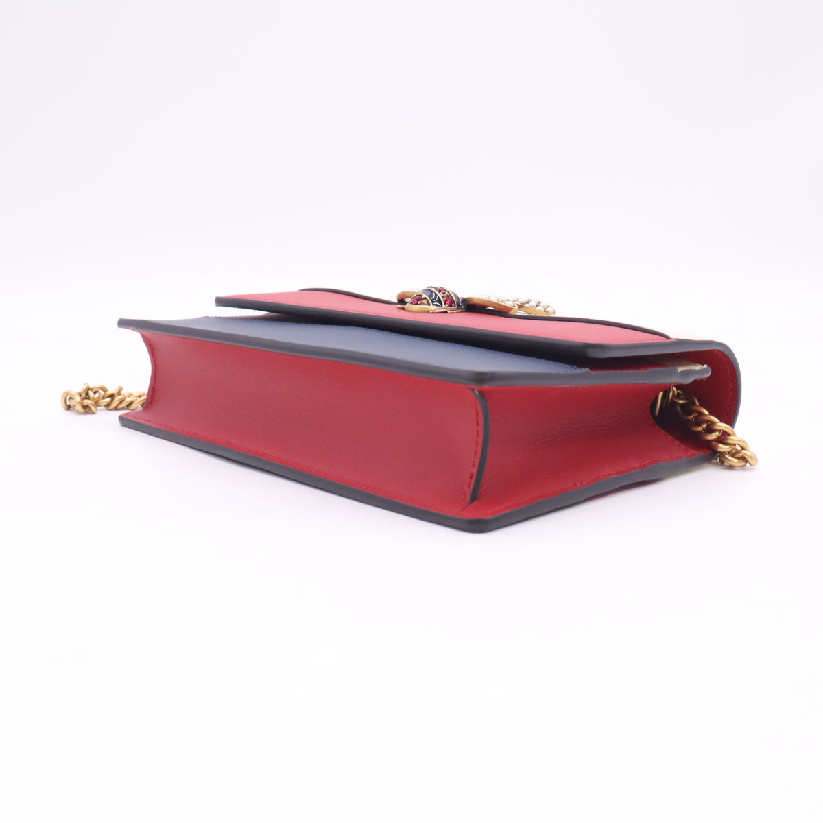 Gucci Queen Margaret Leather Wallet on Chain (WOC) W23416