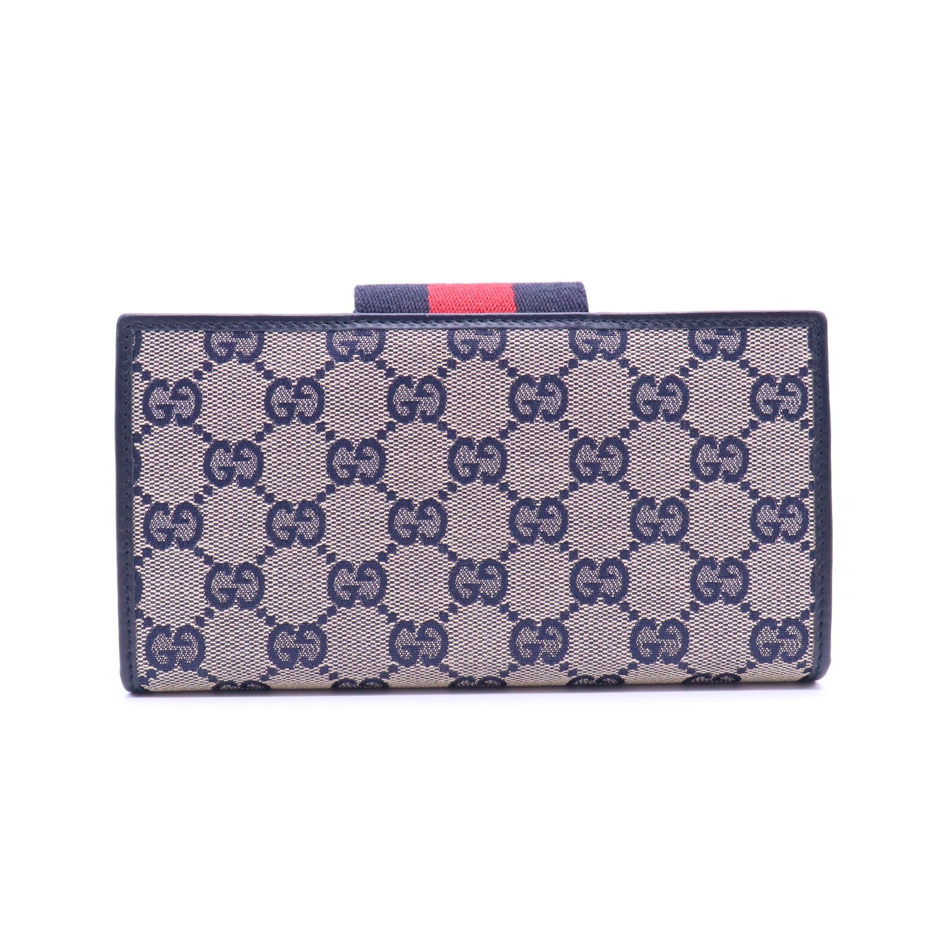 Gucci GG Canvas Web French Wallet W21078