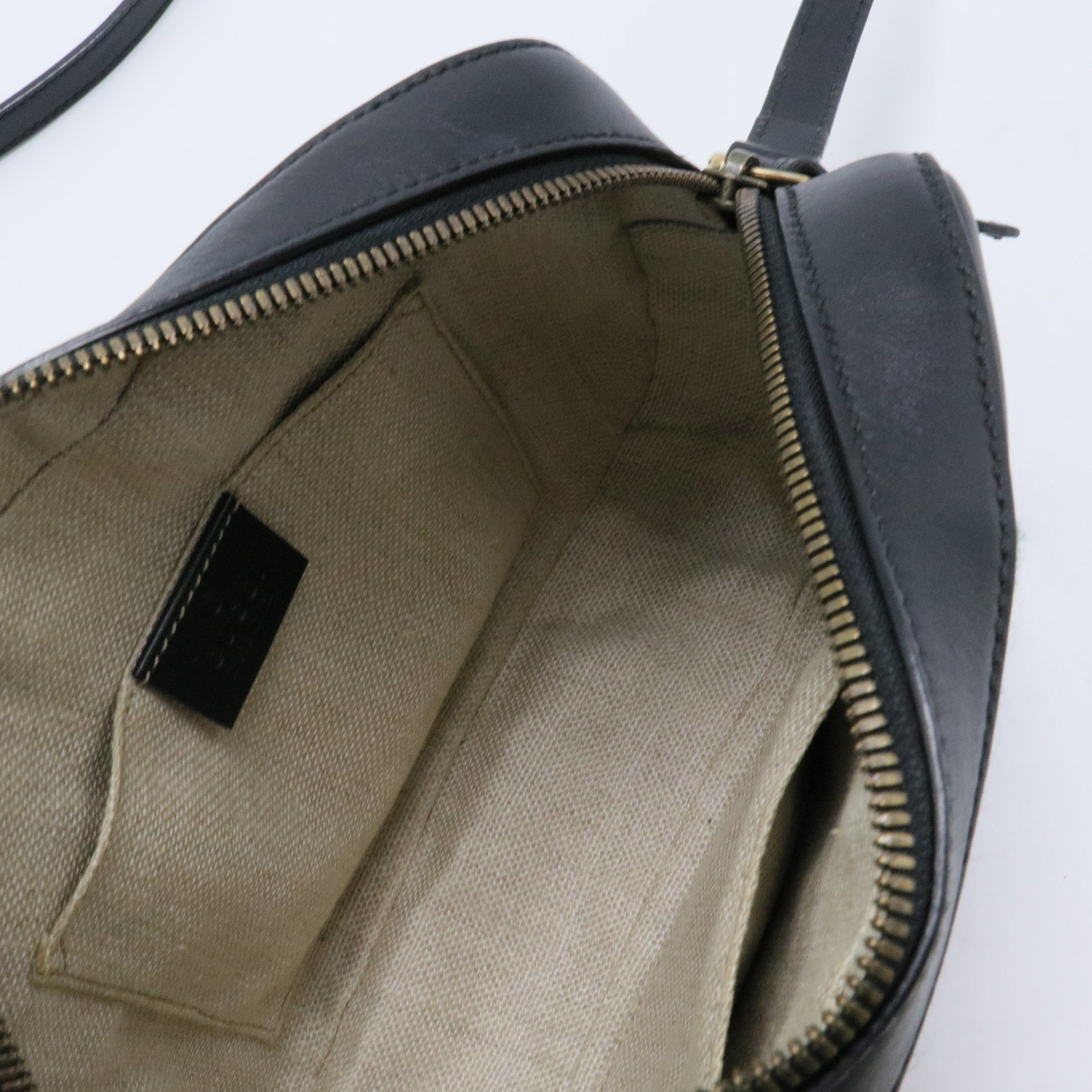 Bee Web Camera Bag Leather