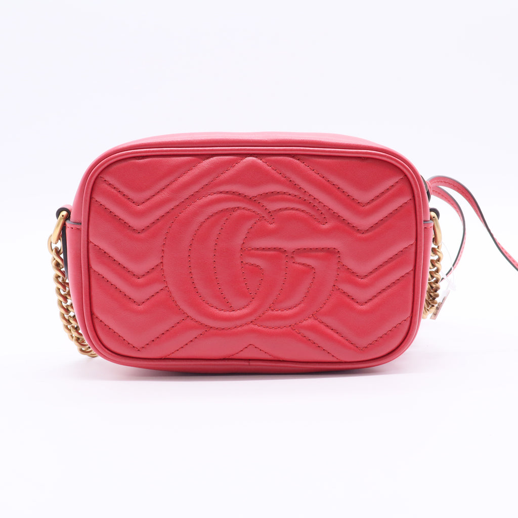 Gucci GG Marmont Shoulder Bag Matelasse Leather Small Twins LDJ2527