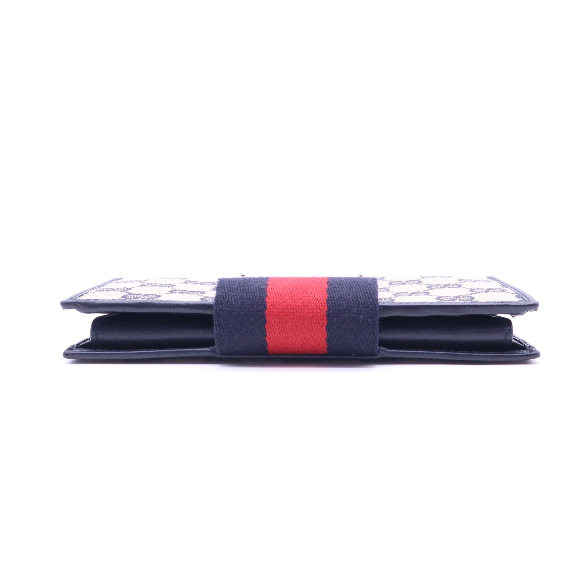 Gucci GG Canvas Web French Wallet W21078
