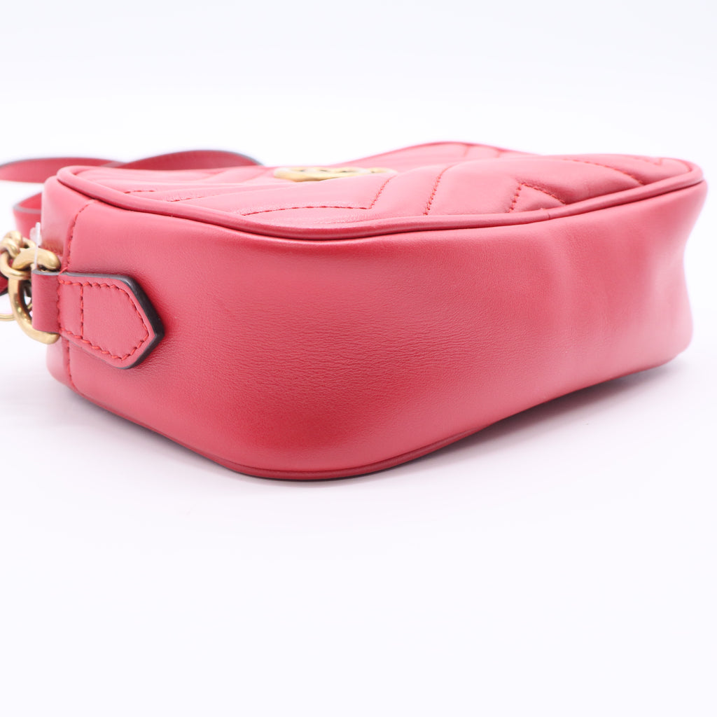 Gucci GG Marmont Shoulder Bag Matelasse Leather Small Twins LDJ2527