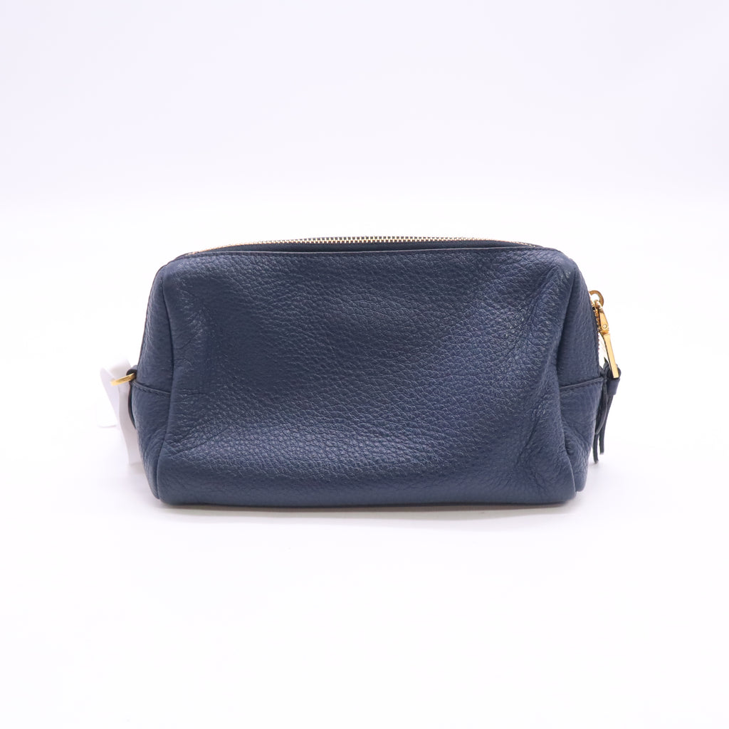 Logo Metallic Cosmetic Bag W23442