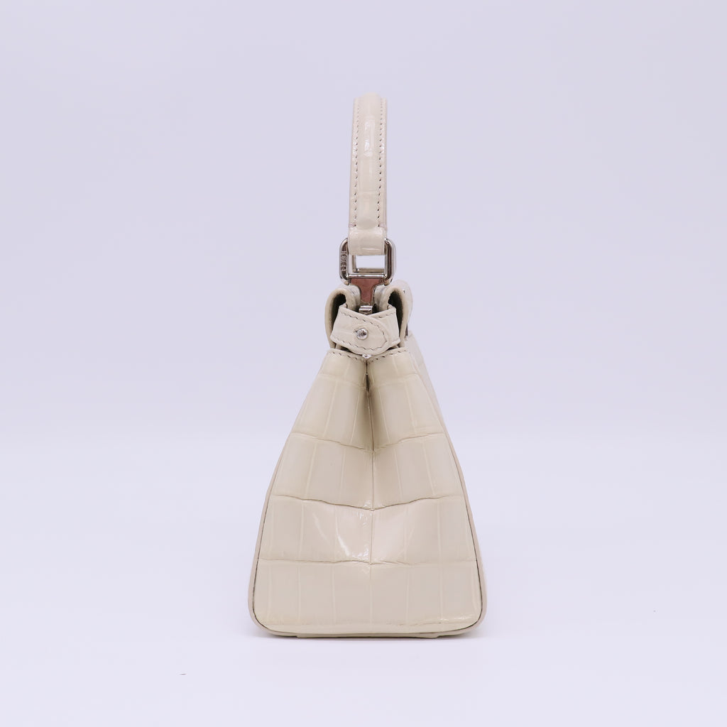 Fendi Iconic Peekaboo Mini Crocodile Leather Bag B22844
