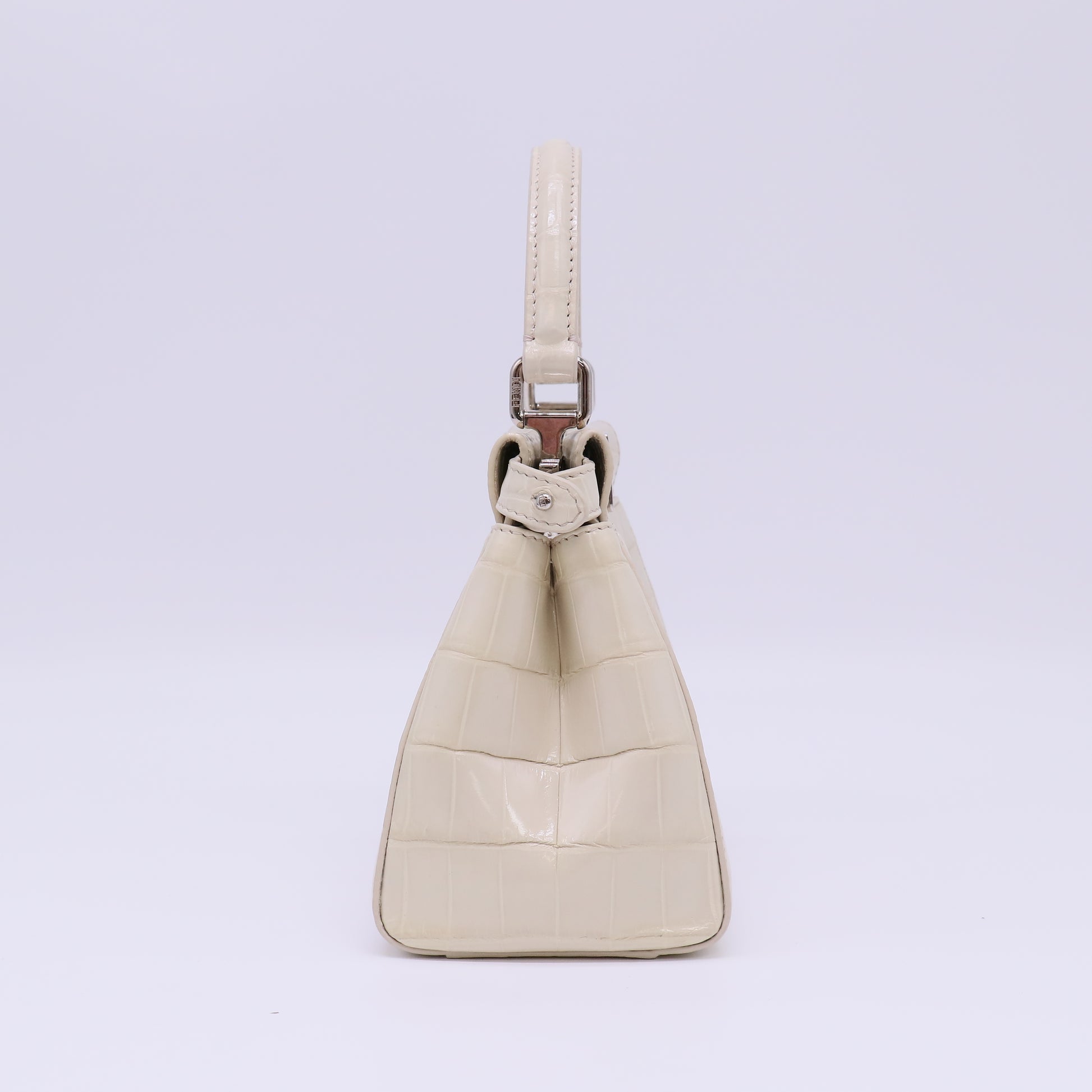 Fendi Iconic Peekaboo Mini Crocodile Leather Bag B22844