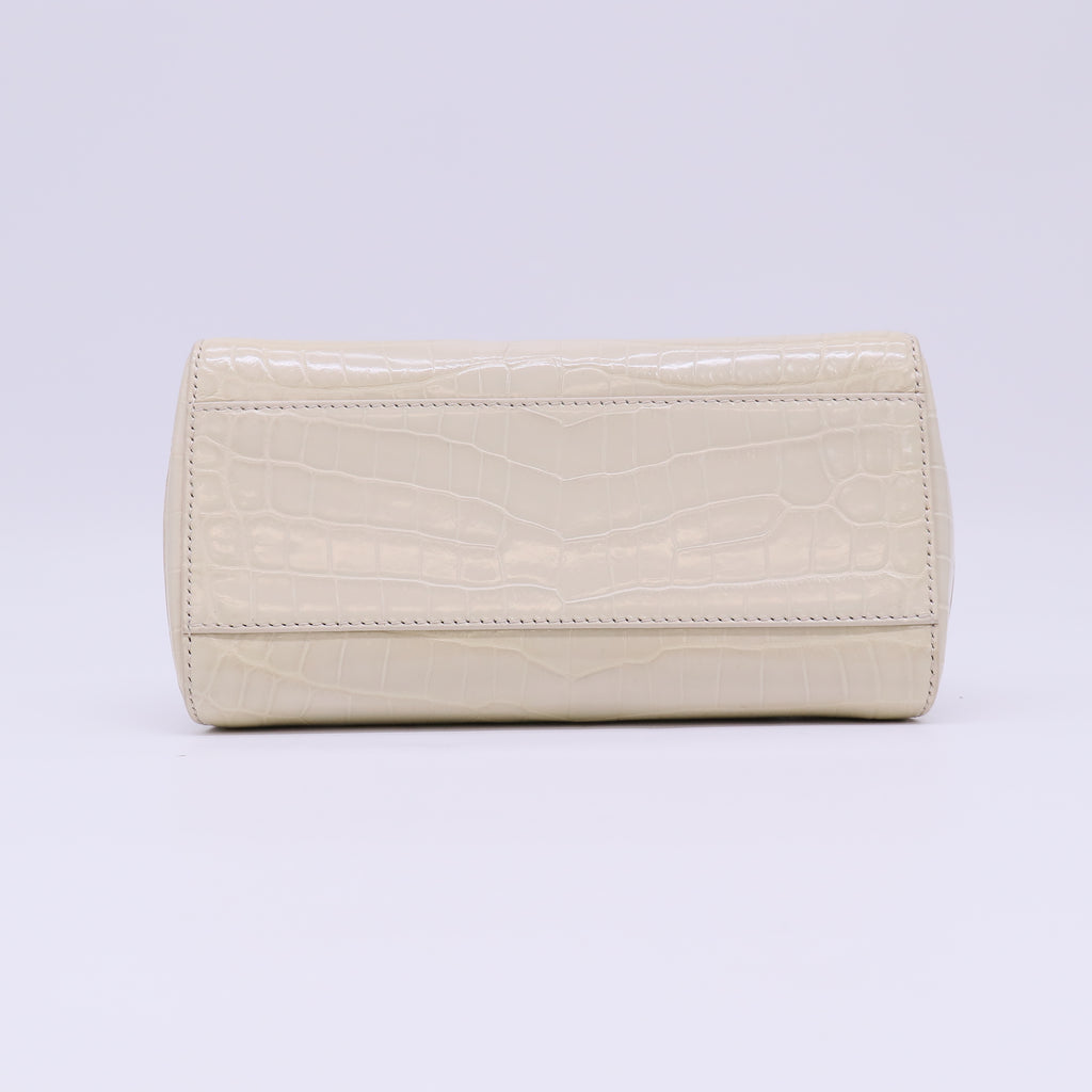 Fendi Iconic Peekaboo Mini Crocodile Leather Bag B22844