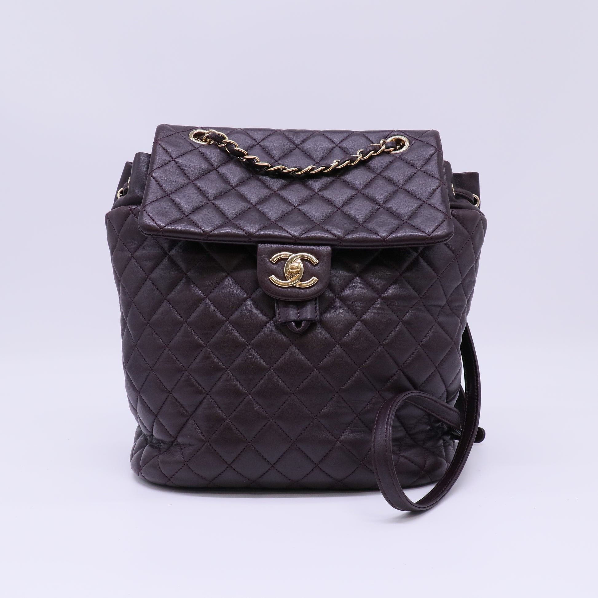 Chanel Lambskin Quilted Urban Spirit Backpack Twins B22841