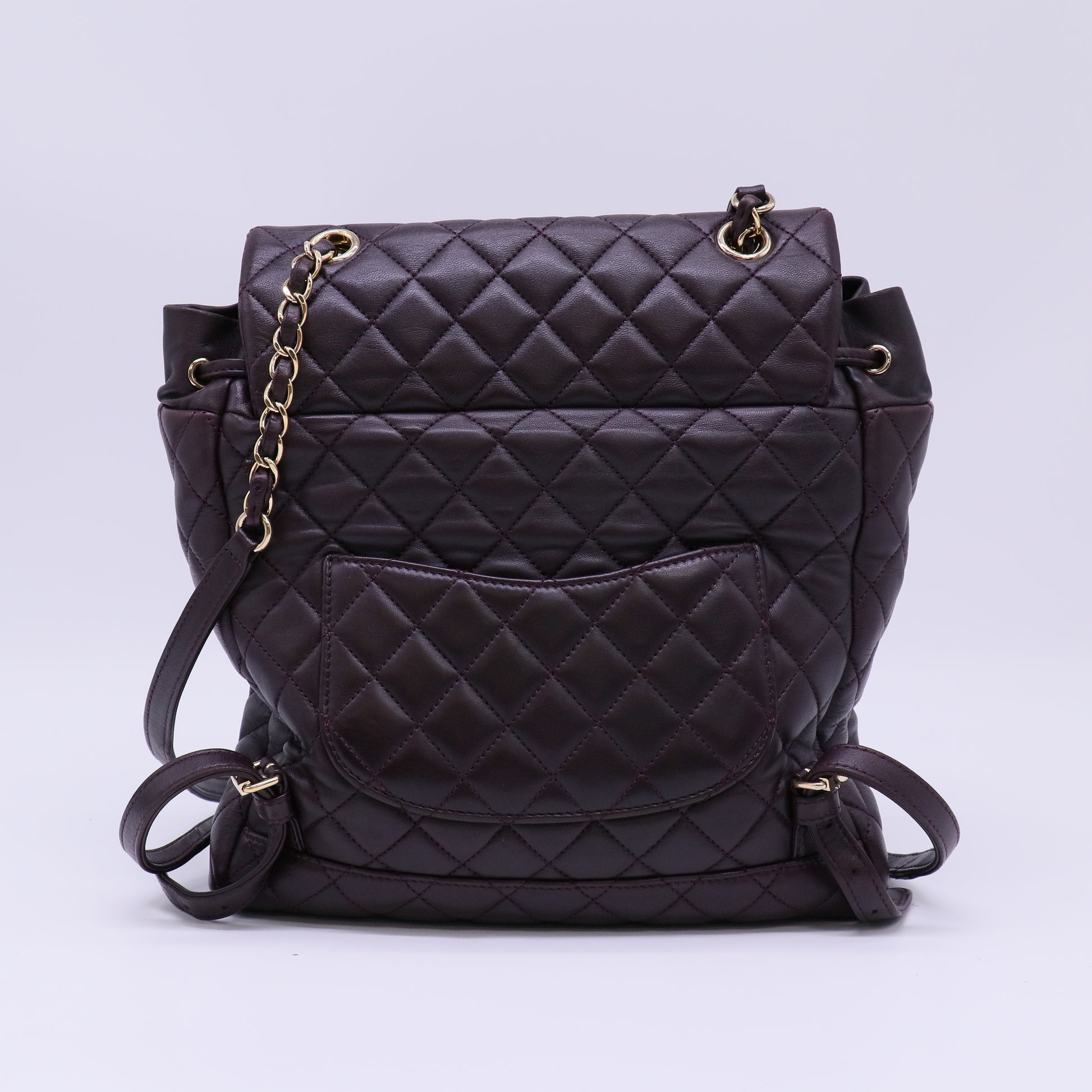 Chanel Lambskin Quilted Urban Spirit Backpack Twins B22841