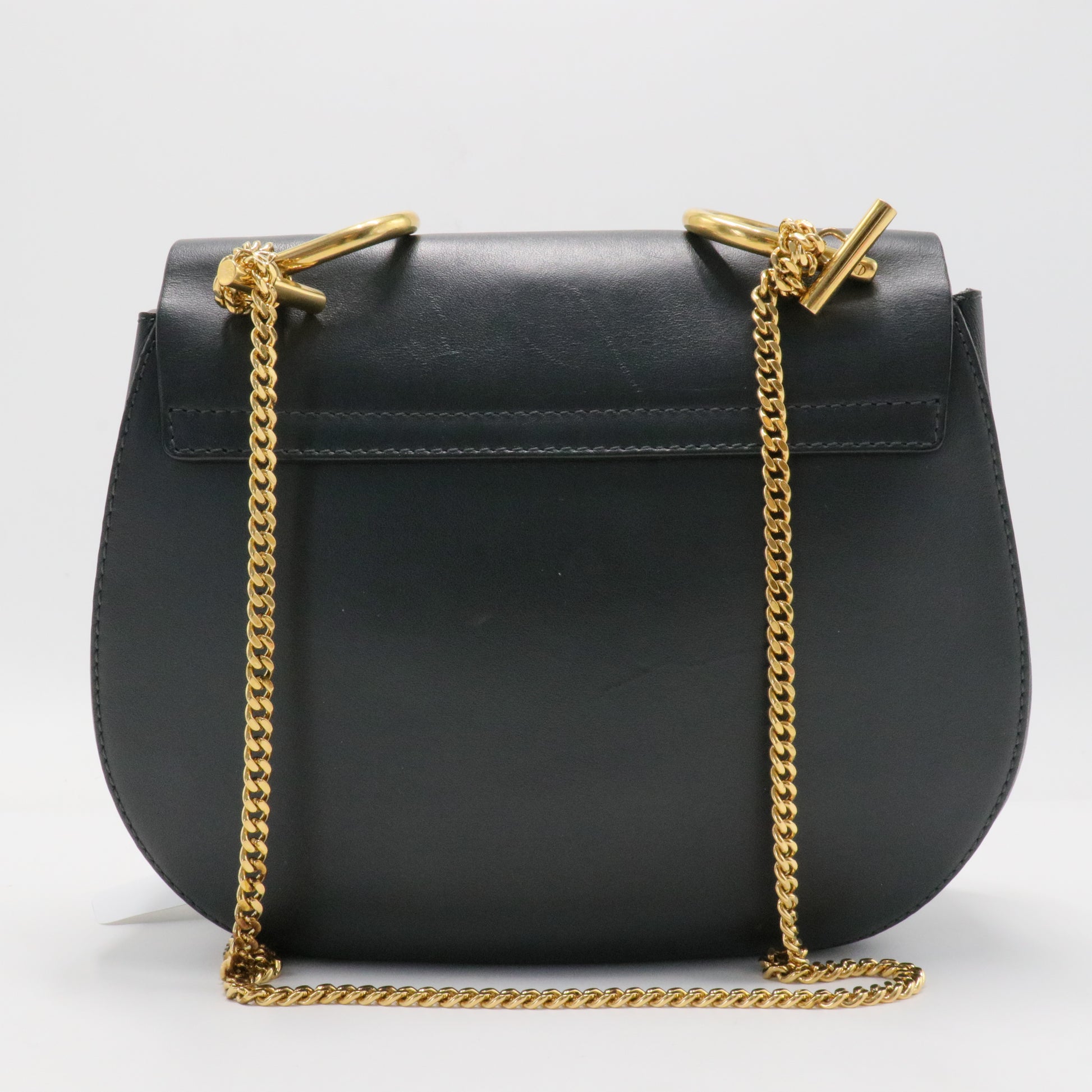 Drew Crossbody Bag Python and Leather Small