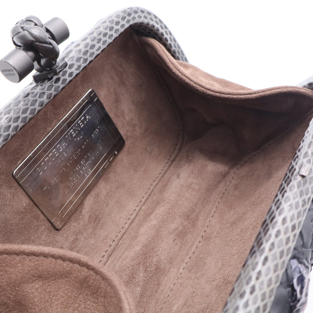 Intrecciato Knot Clutch twins