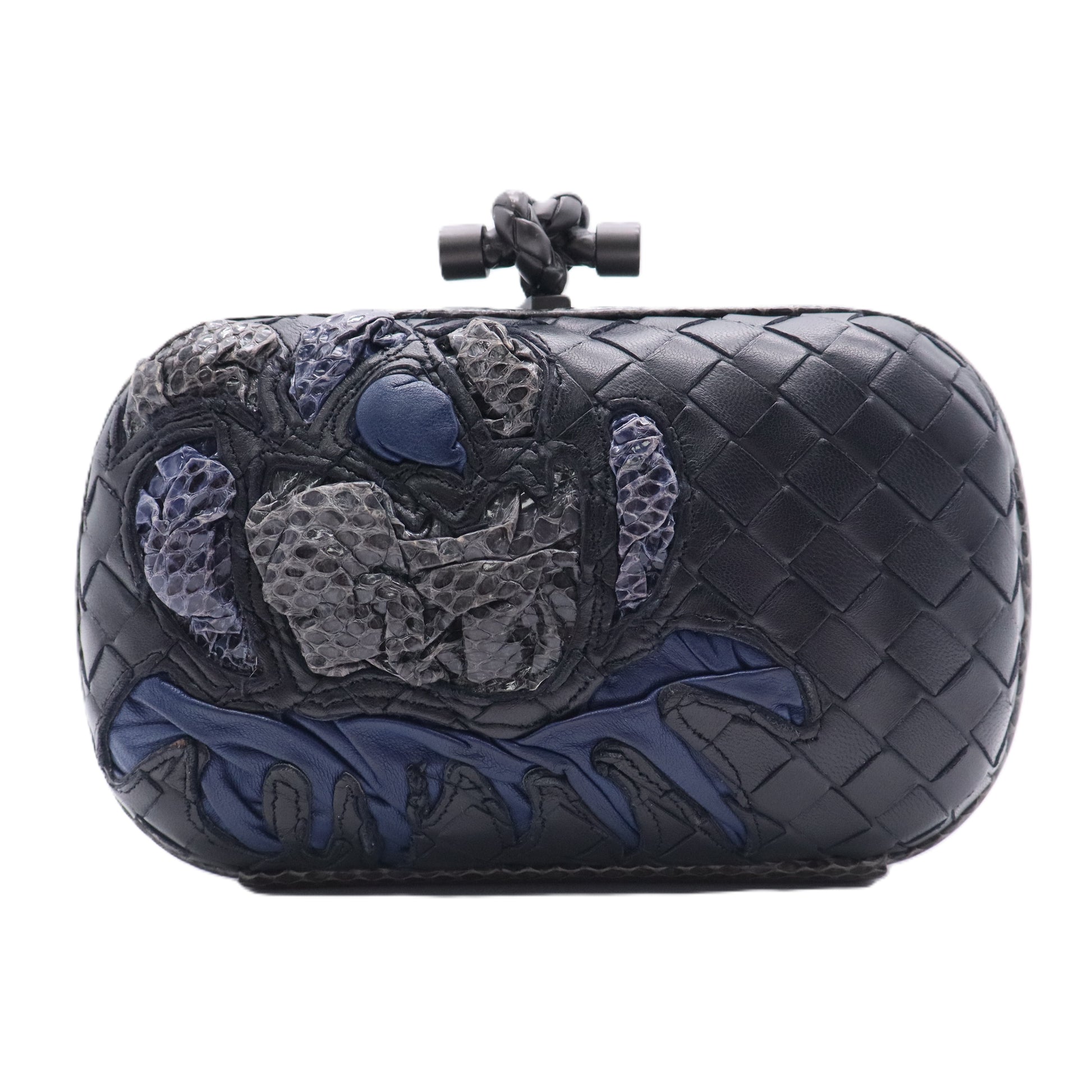 Intrecciato Knot Clutch twins