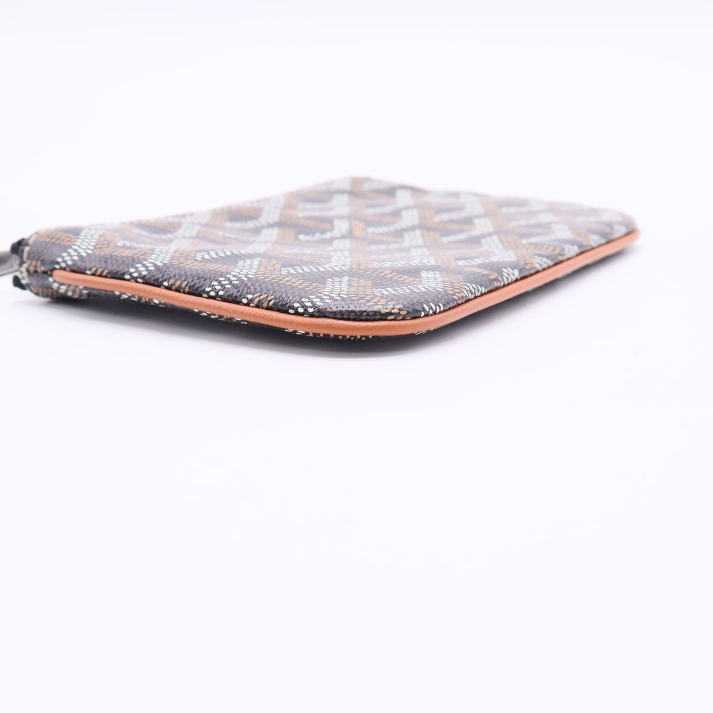 Goyard Goyard Pochette Senat Mini Wallet Black and Tan Twins LDJ2531