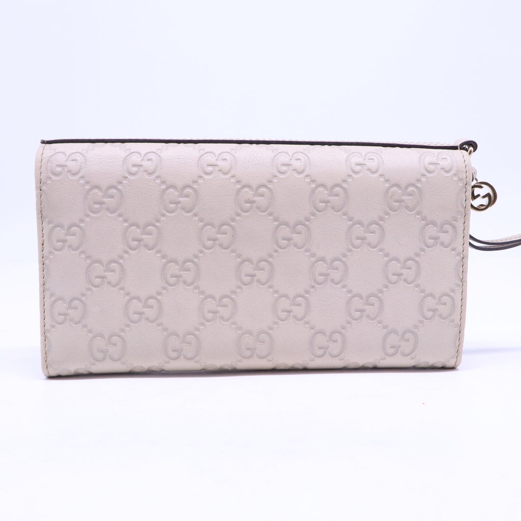 GG Leather Bree Continental Wallet W21056
