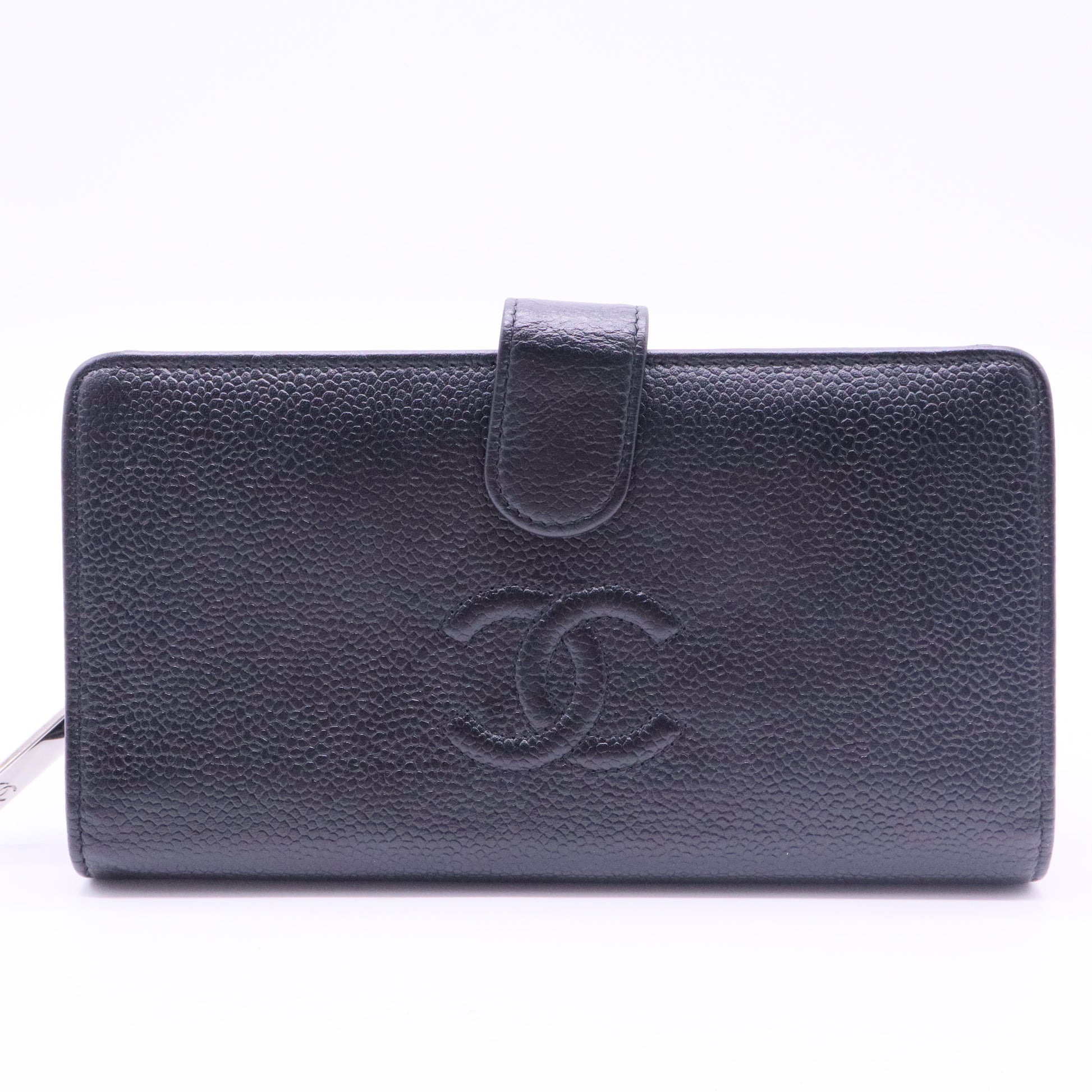 Caviar Timeless CC French Long Wallet
