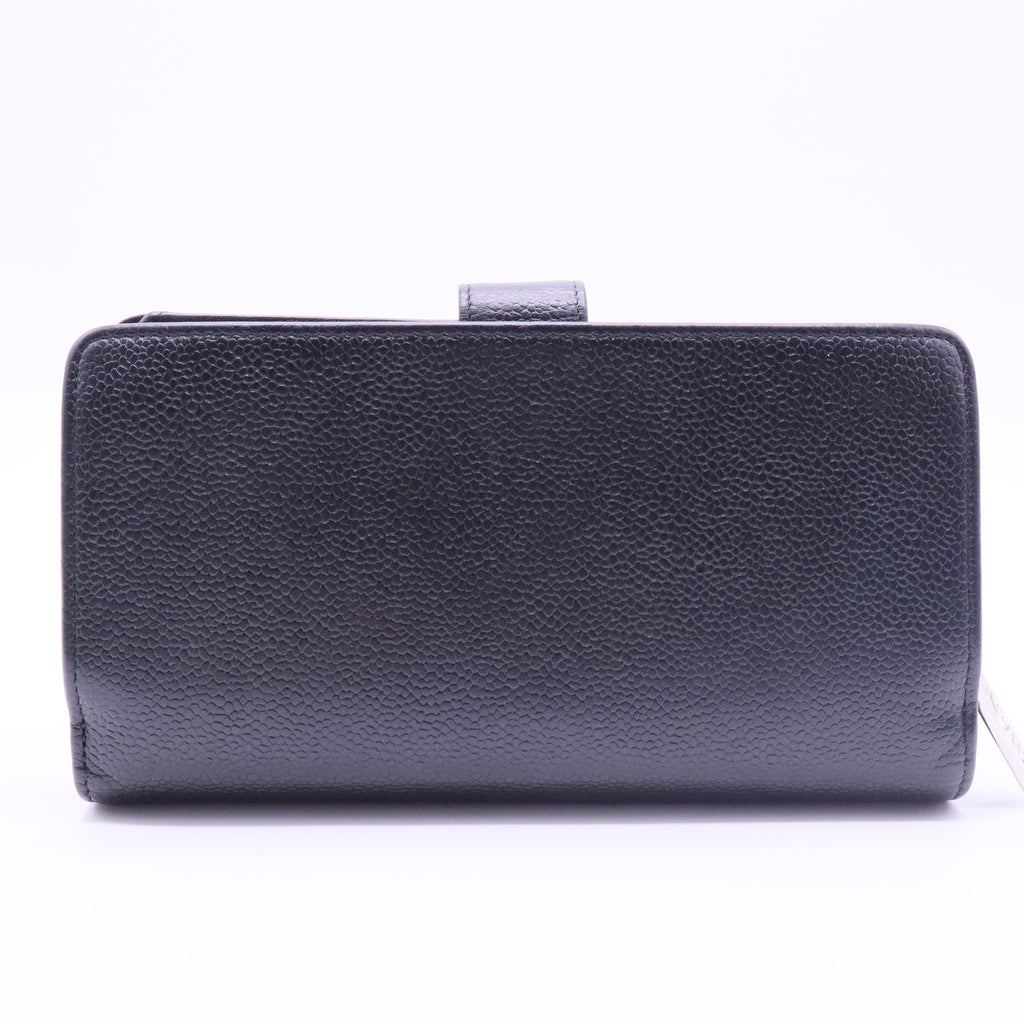 Caviar Timeless CC French Long Wallet