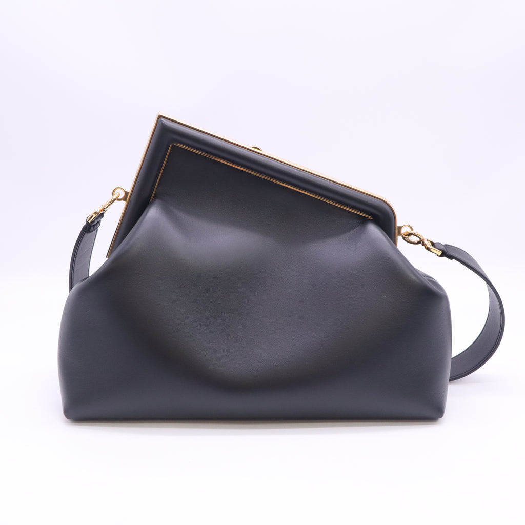 Shiny Nappa Small Fendi First Black B24526