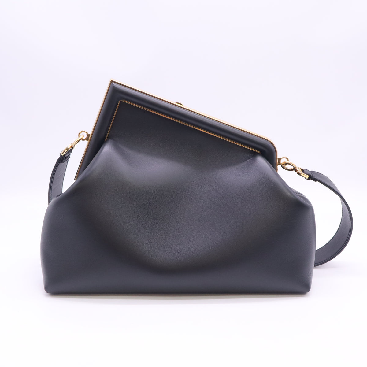 Shiny Nappa Small Fendi First Black B24526