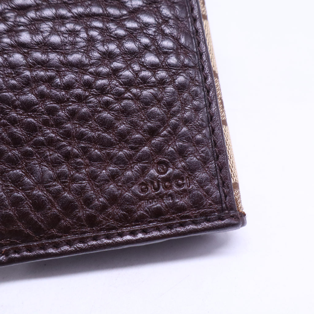 Gucci Beige GG Canvas Double G Continental Wallet W21055