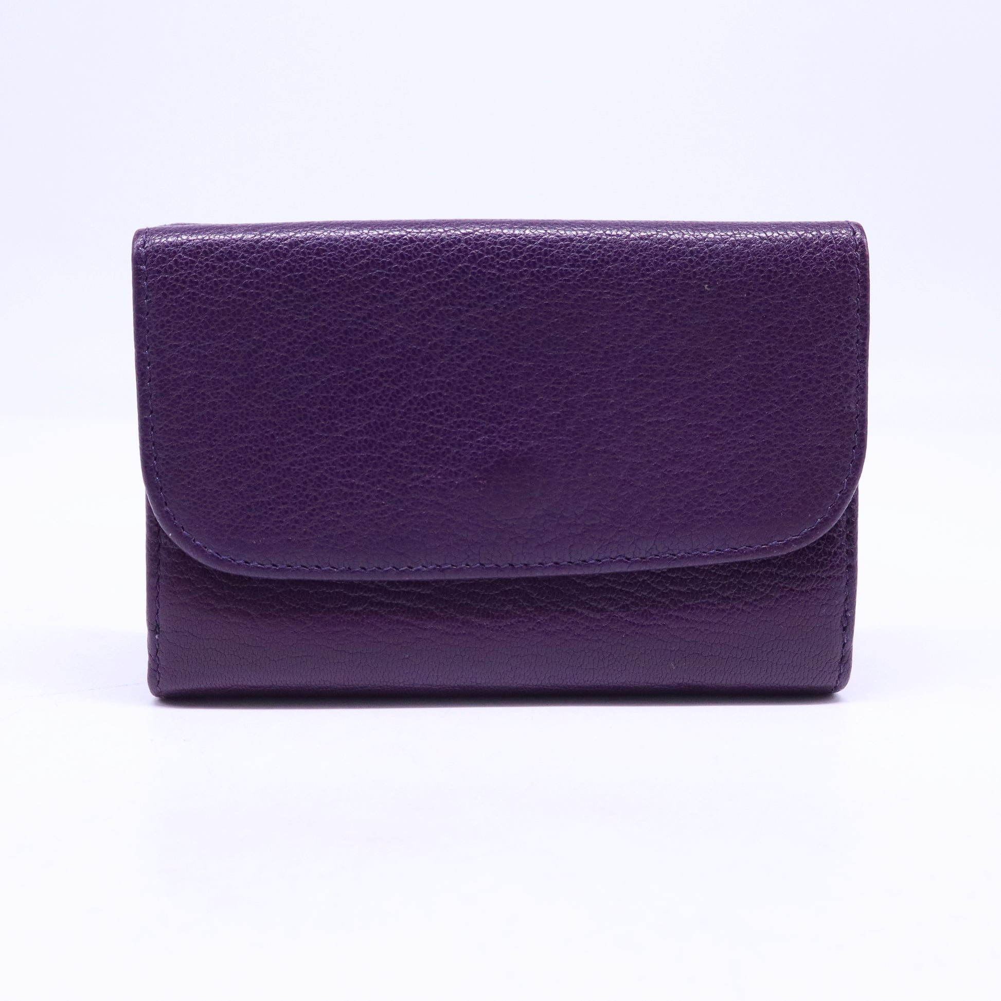 Miu Miu Madras Leather Flap Wallet W21203