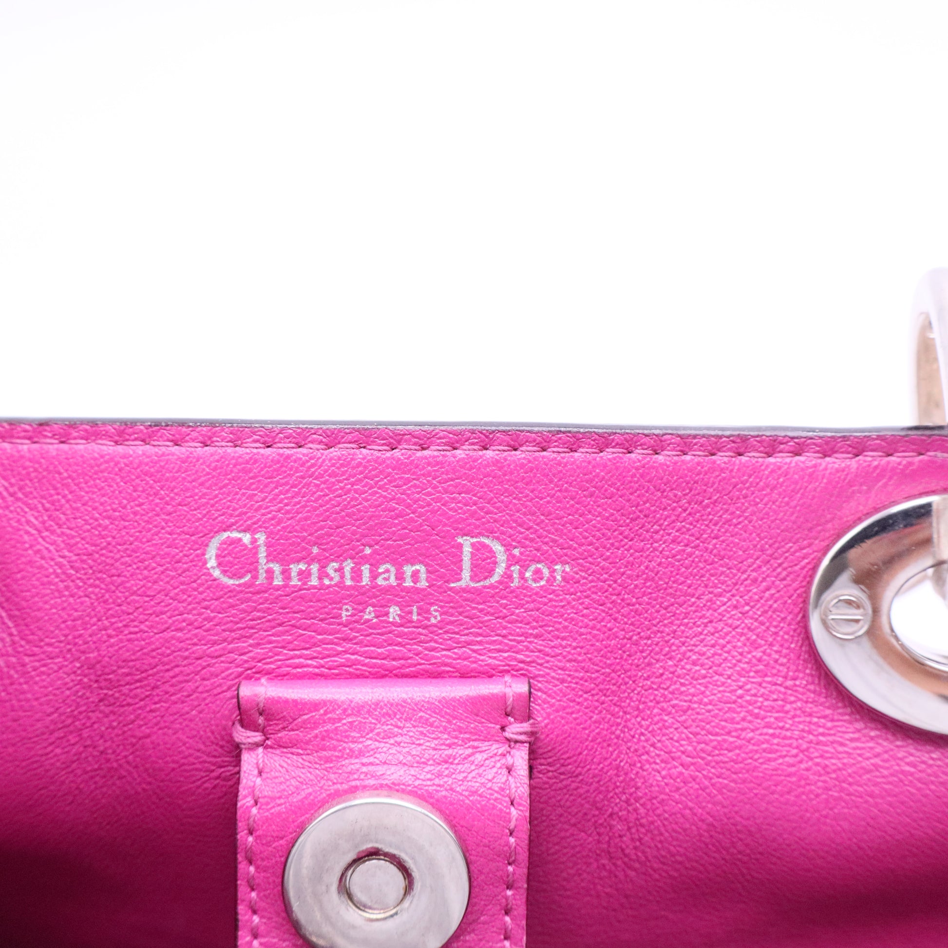 Dusty Pink Leather Medium Diorissimo Shopper Tote