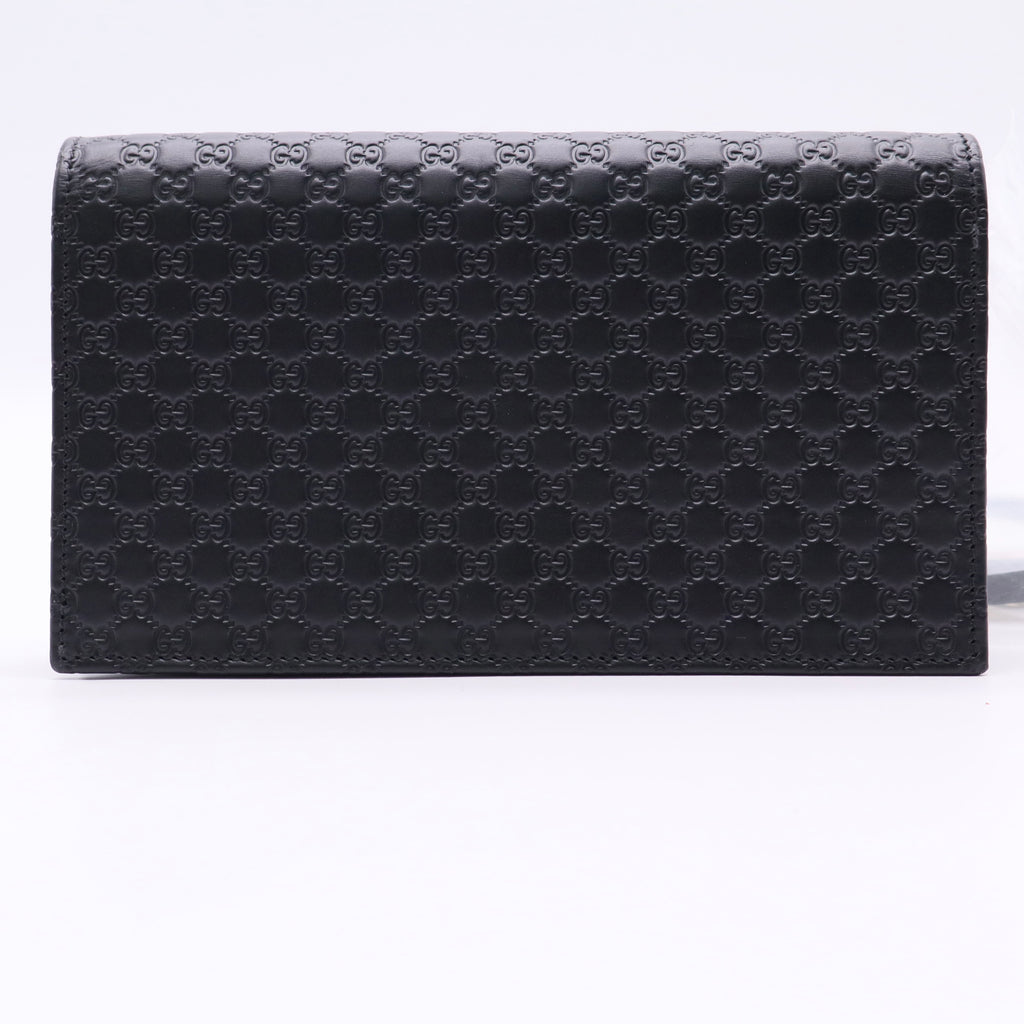 Gucci Flap Wallet Microguccissima Leather Long Twins LDJ2529