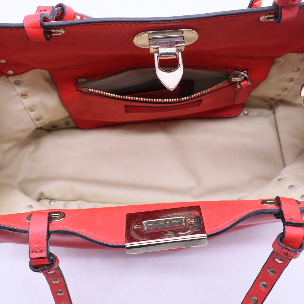 Rockstud Tote Soft Leather Small B21285