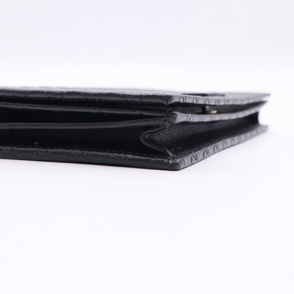 Gucci Flap Wallet Microguccissima Leather Long Twins LDJ2529