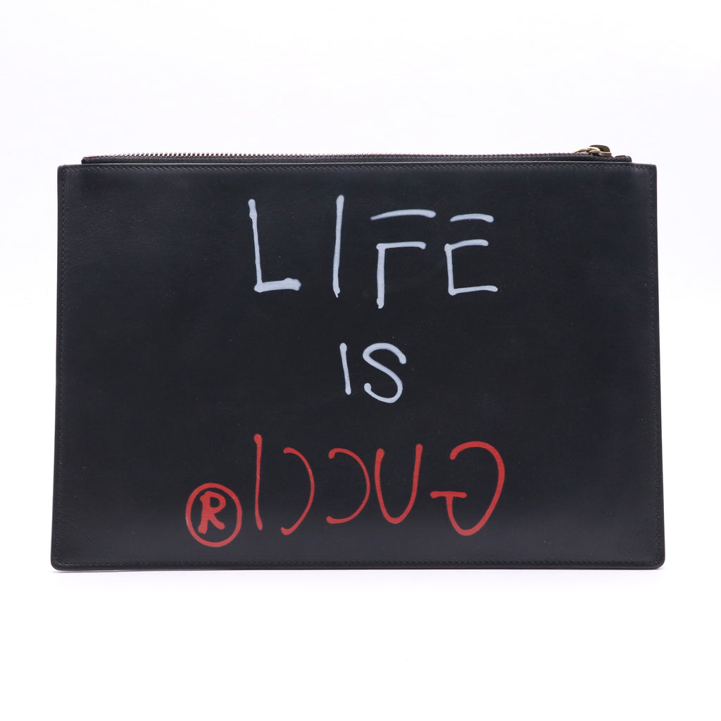 Gucci  Life is Gucci Clutch Leather Twins LDJ2523