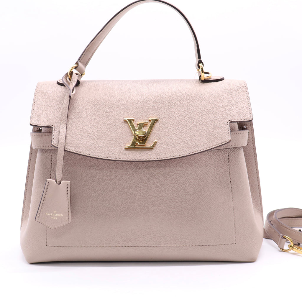 Louis Vuitton Lockme Ever Handbag Leather MM Twins J2545