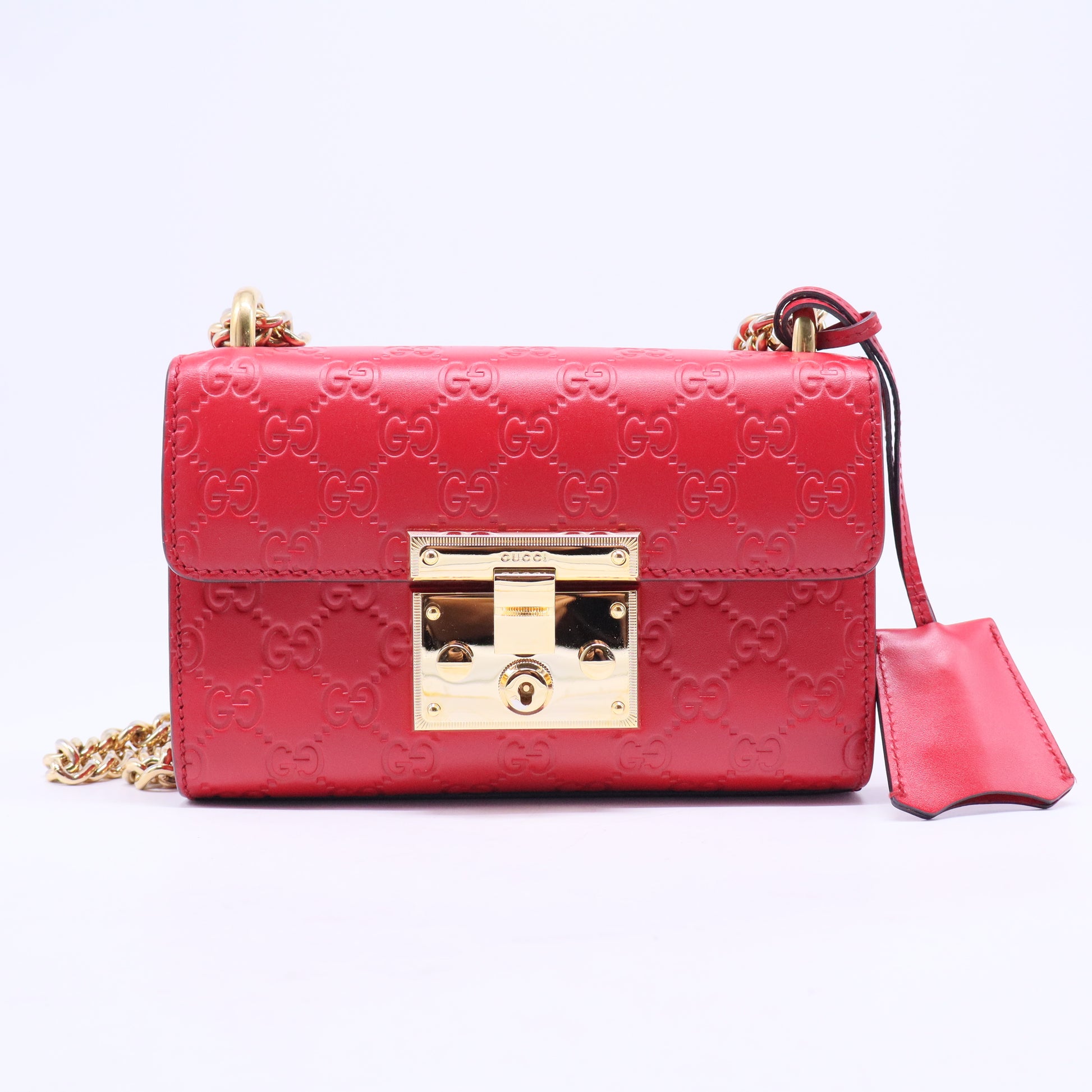 Padlock Shoulder Bag Guccissima Leather Small B20581